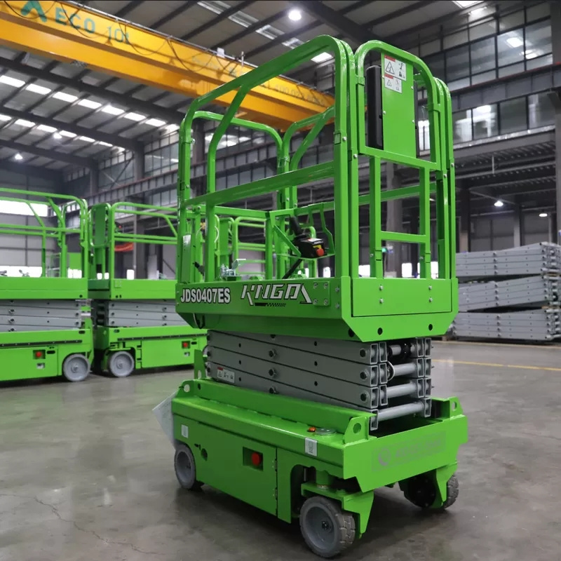 JDS0407ES 4m Self-propelled  Man Aerial Platform Electric Hydraulic Small Scissor Lifts for Sale