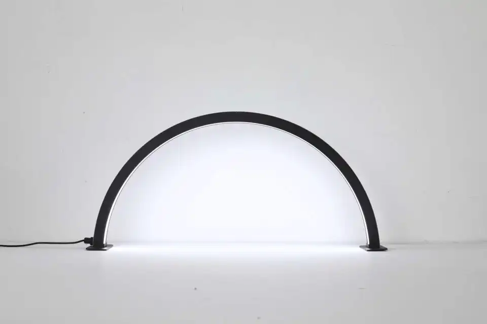 High Brightness 750mm and 550mm Diameter LED light for nail table eyelash extension beauty salon lamp half moon nail lamp