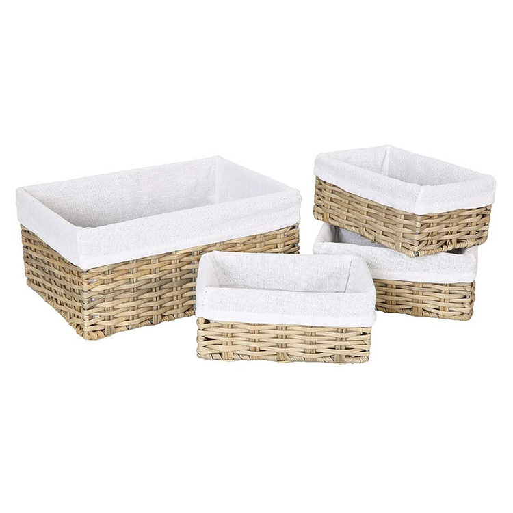 Cheap Sundry Storage Basket Desktop Storage Box Rattan Storage Basket