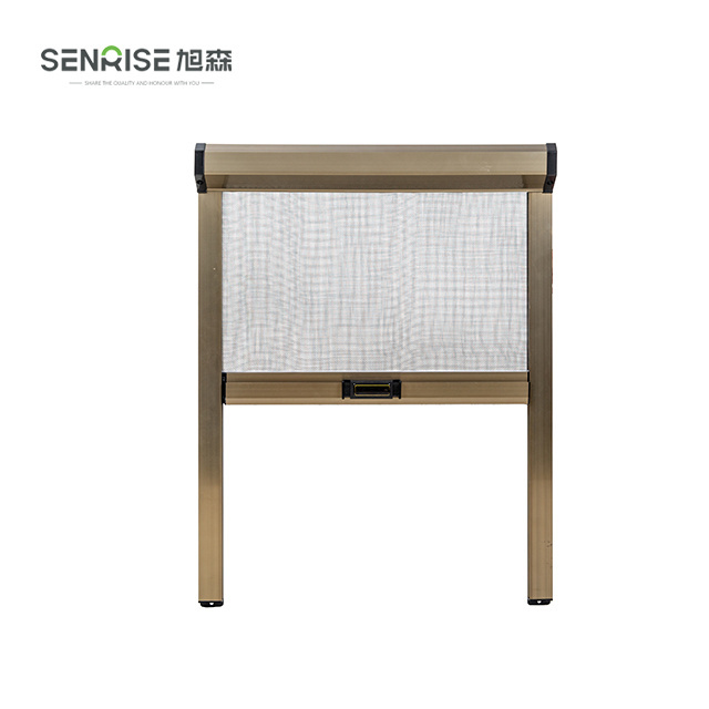 Aluminum Frame Screen Insect Roller Window Mosquito Net Fiberglass Retractable Dust Fire Proof Anti Mosquito Fly Window Screen