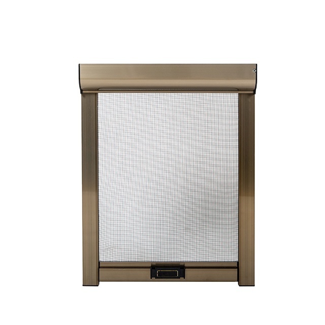 Popular  external outdoor zip screen roller blinds aluminum retractable screen window doors