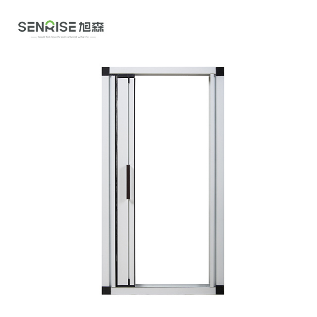 Trackless Sliding Door Plisse Mosquito Net Pleated Mesh Folding Mesh Retractable Screen Door