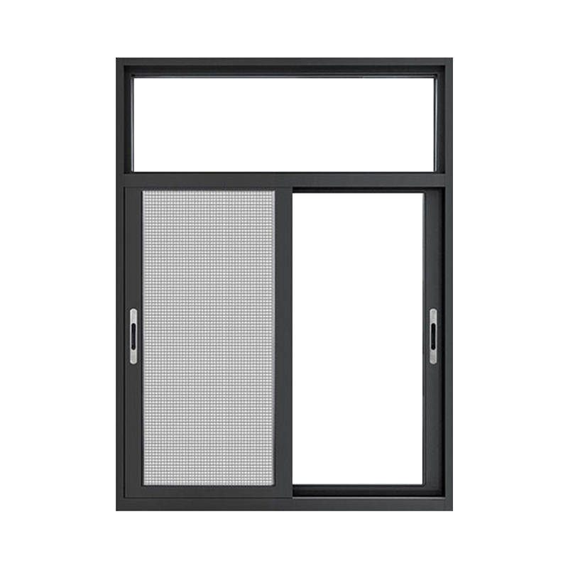 48x37 aluminum profiles hurricane up down sliding glass windows 2 track 2 panel sliding window black with grill for balcony