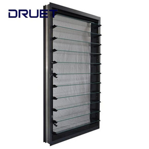 Outdoor Roller Hurricane Proof Aluminum Rolling Shutter louvers Window