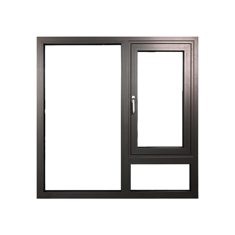 High quality hanging frp integrated broken bridge inswing insulation aluminum alloy double casement window with screen