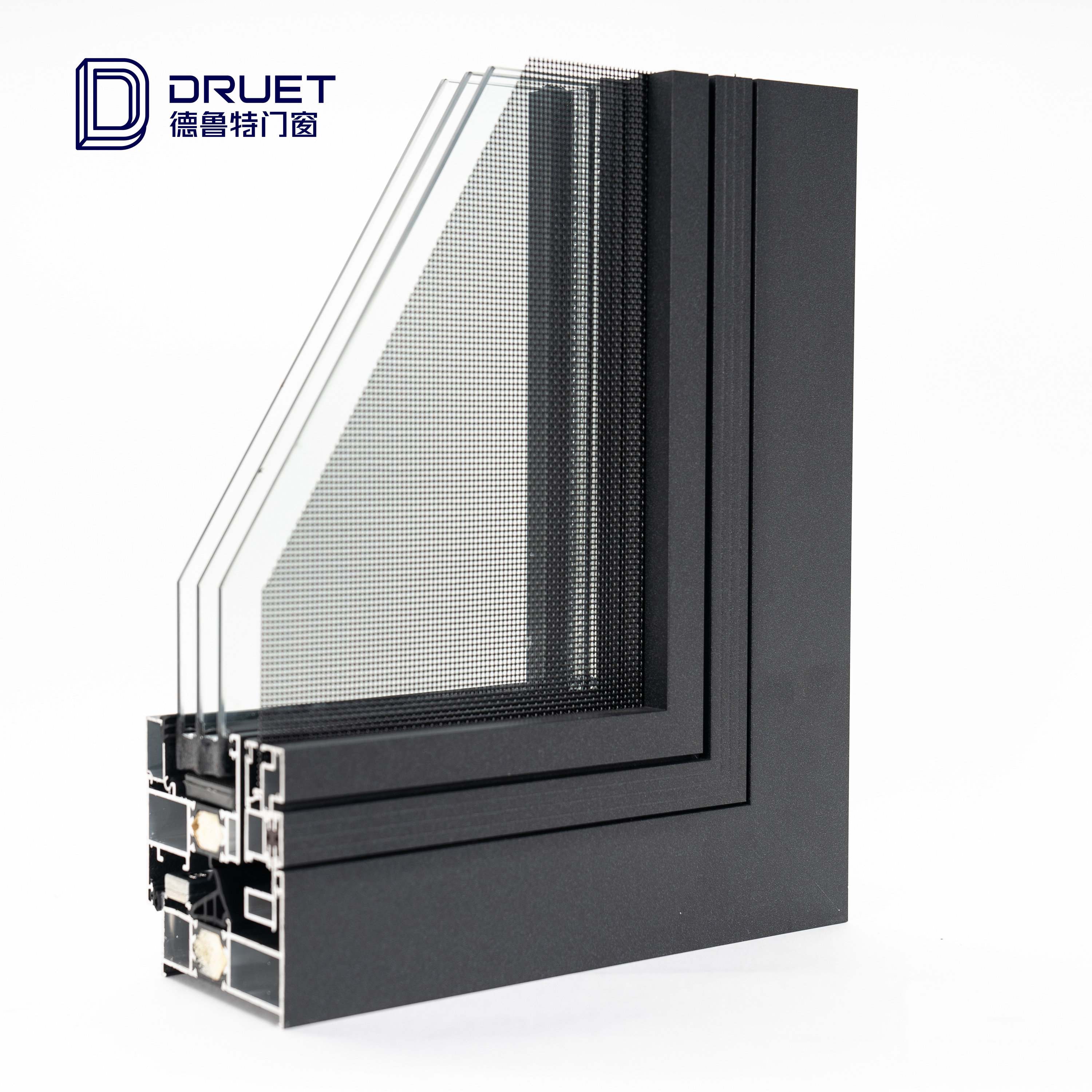 Australian standard hot sale aluminum casement window energy-saving glass soundproof  homes  window