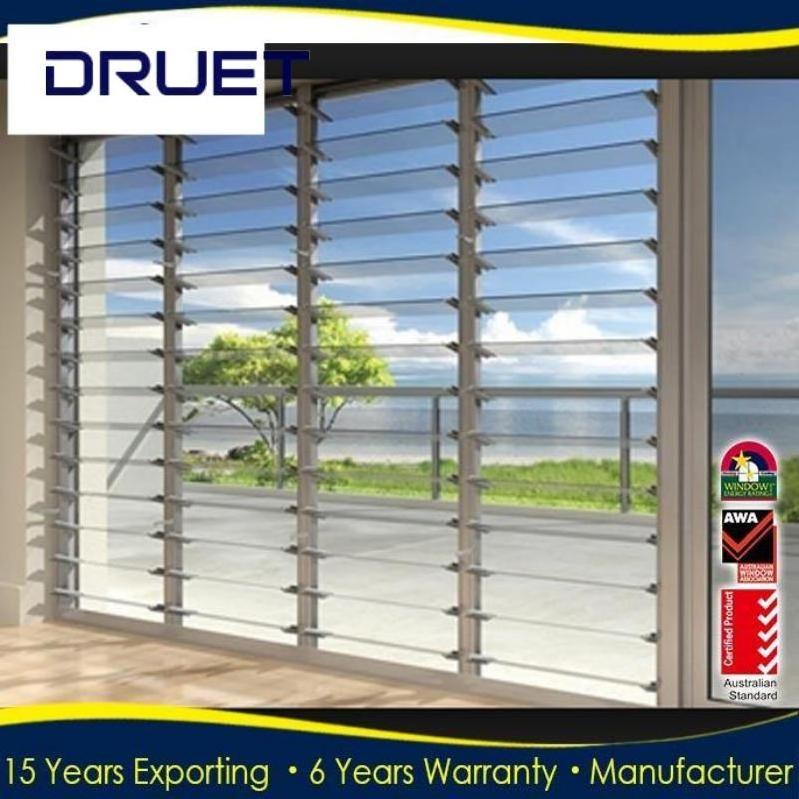 Outdoor Roller Hurricane Proof Aluminum Rolling Shutter louvers Window