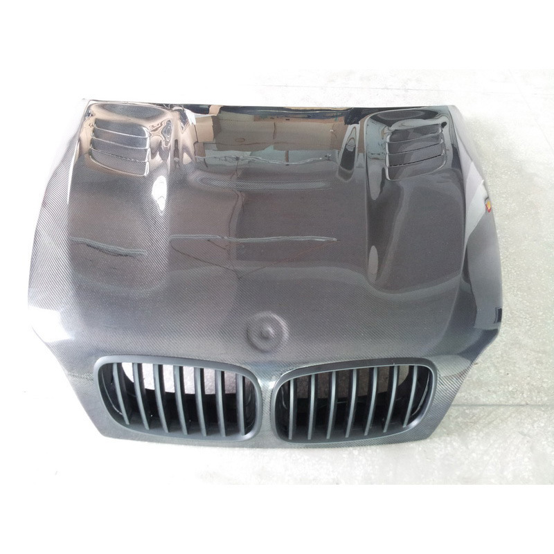 Auto parts modification wholesale Lightweight Carbon Fiber Engine cover Carbon Fiber Bonnet Hood For BMW X6 E70 E71