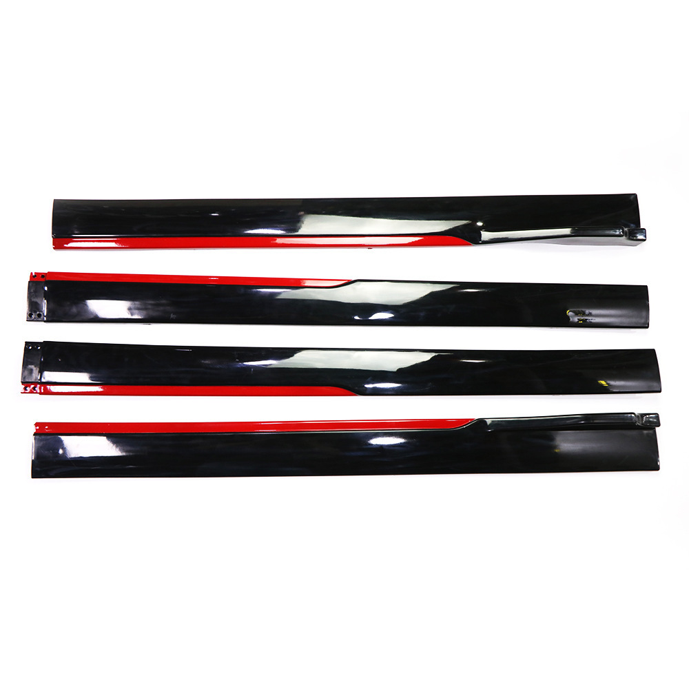 Auto Body Kit Kits High Quality Car Universal Two Combined and Red edges 2.2M Side Skirts