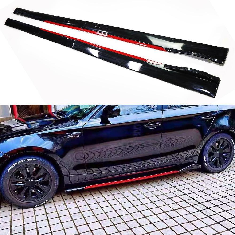 Auto Body Kit Kits High Quality Car Universal Two Combined and Red edges 2.2M Side Skirts