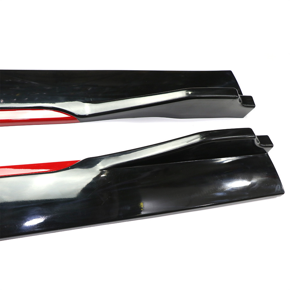 Auto Body Kit Kits High Quality Car Universal Two Combined and Red edges 2.2M Side Skirts