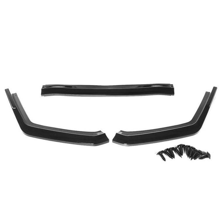 Car Body Kits ABS Front Bumper Lip Three Section STI Modified Bumper Diffuser Front Spoiler For Subaru 2015-2019