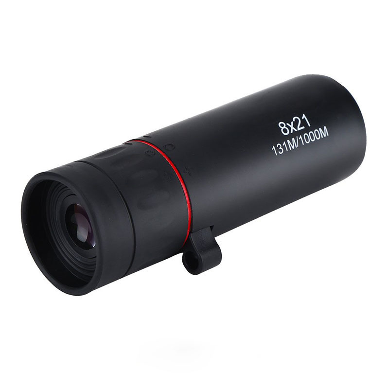 Portable mini Monocular 8x21mm Telescope Zoom Lens Outdoor Travel Hunting Sports Telescope Monocular