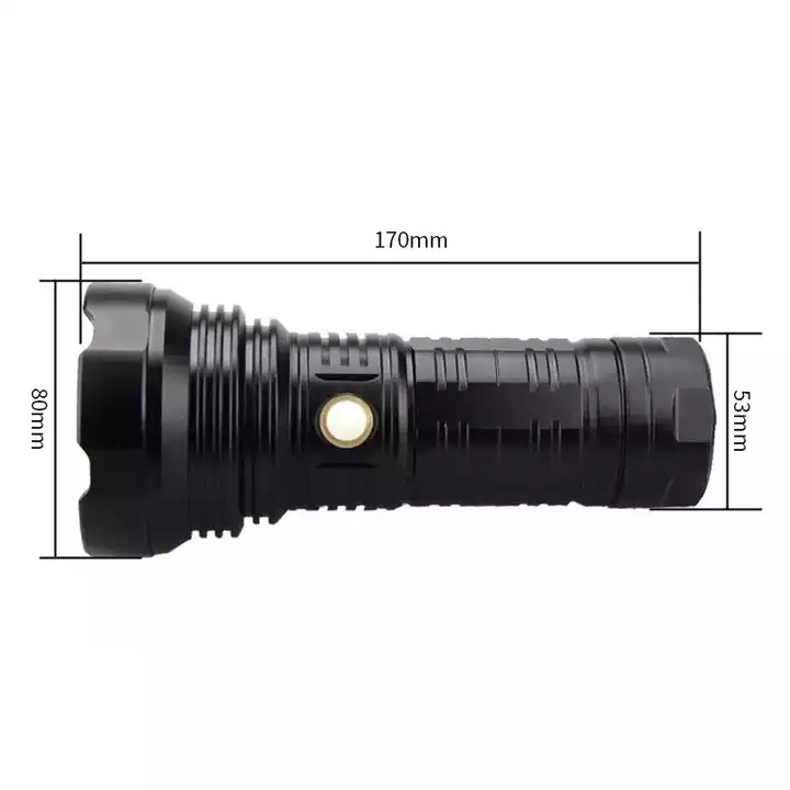 Best Quality Explosion-proof  T40 Glare Searchlight Torch Max 4000 Lumens Rechargeable Super Bright Led Flashlight