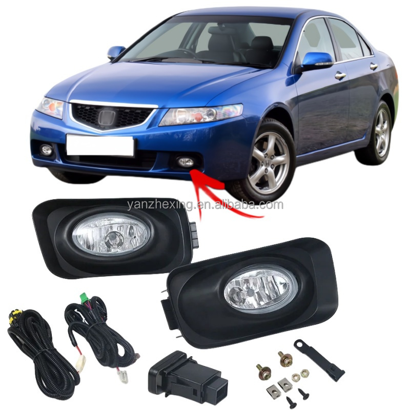 Foglight Foglamp Front Bumper Fog Light Lamp Driving Lamp For Honda Accord Euro CL7 CL9 2003-2008 For Acura TSX 2003-2005