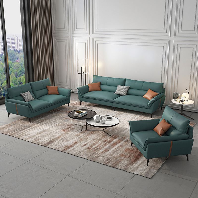 Modern science and leathaire fabric sofa living room nordic small apartment style  fashion creative combination simple sofa