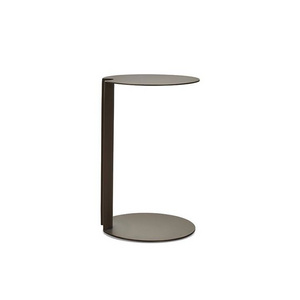 Italian Minimalist Round End Table Stainless Steel Small Coffee Table Living Room Nordic Side Table