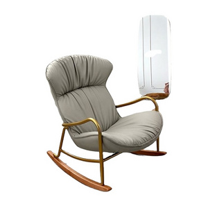 Rocking chair Nordic living room balcony family small family type couch lounge chair e leisure sofa snail chair