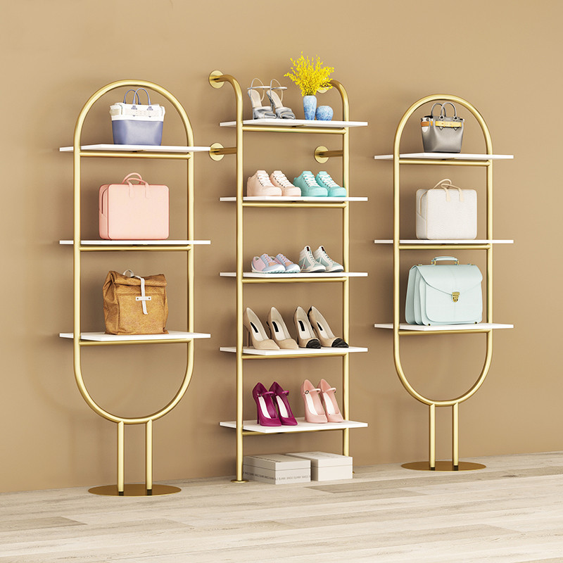 Handbag Shoes Display Racks Clothing Store Storage Racks Creative Boutique Bag Display Shelves