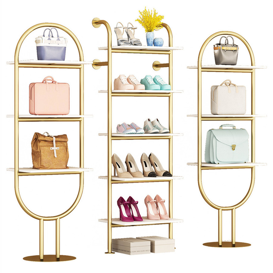 Handbag Shoes Display Racks Clothing Store Storage Racks Creative Boutique Bag Display Shelves