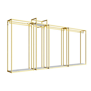 wedding dress rack gold metal hanging display rack for wedding dresses clothing shop clothes display rack stand