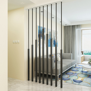 Creative Modern Indoor Iron Columnar Screen Partitions Home Decor Living Room Dividers and Screens