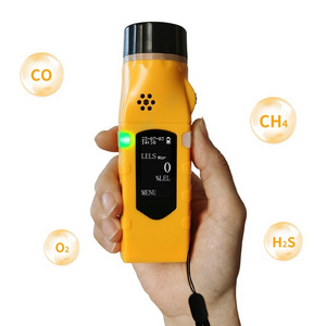 Single Gas Detector Portable Gas Analyzer Meter for CO Carbon Monoxide or H2S Hydrogen Sulfide Gas