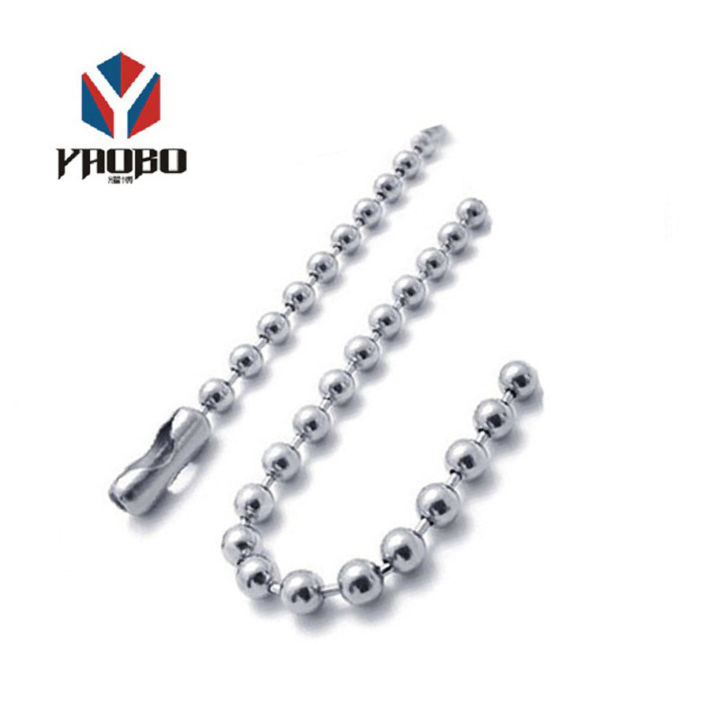 Low Price With Great Quality Metal 4mm Stainless Steel Ball Bead Chain