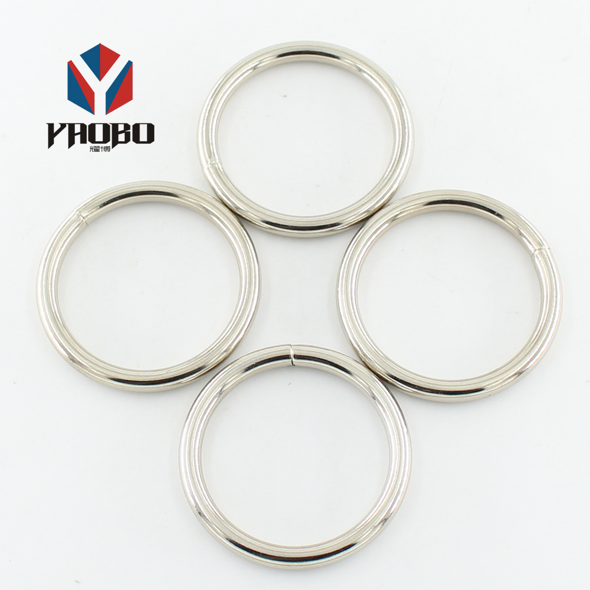 Fashion High Quality Bag Accessory O Ring Strap Round Belt Buckle 60mm Metal Large Round O Ring