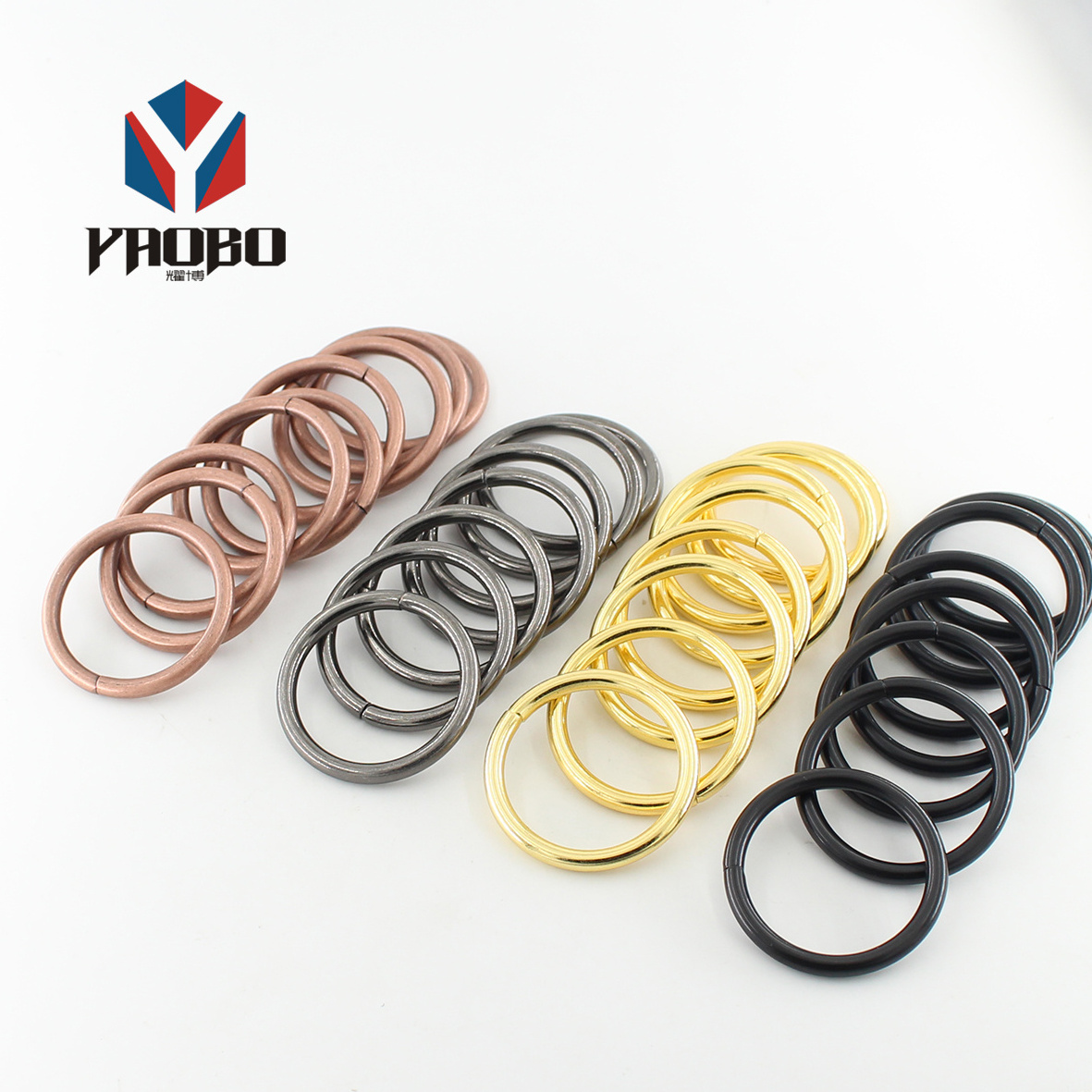 Fashion High Quality Metal Welded Brass Plated O Ring