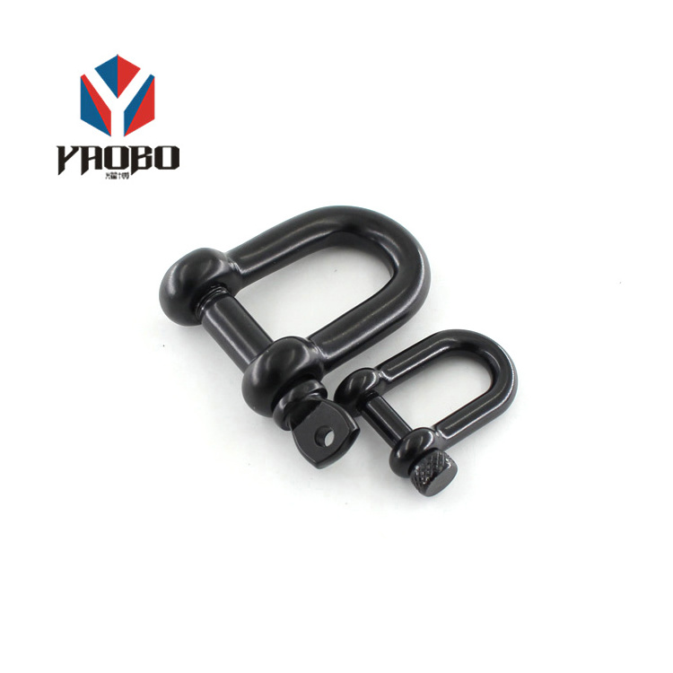 Fashion High Quality Metal Black Shackle For Bracelet