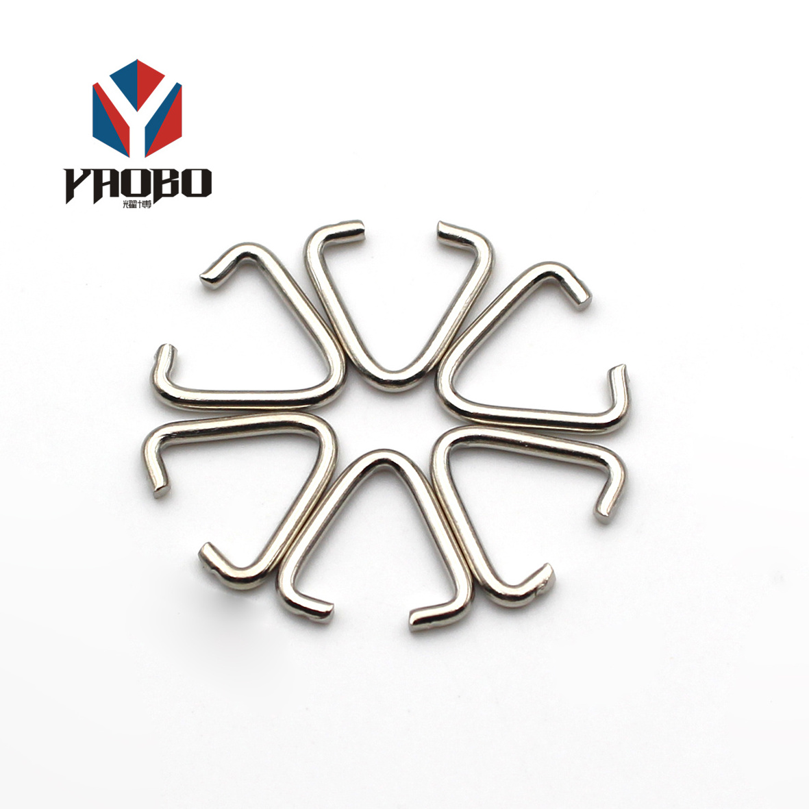 Fashion High Quality split key ring Metal Gold flat stainless steel Jump Rings split ring