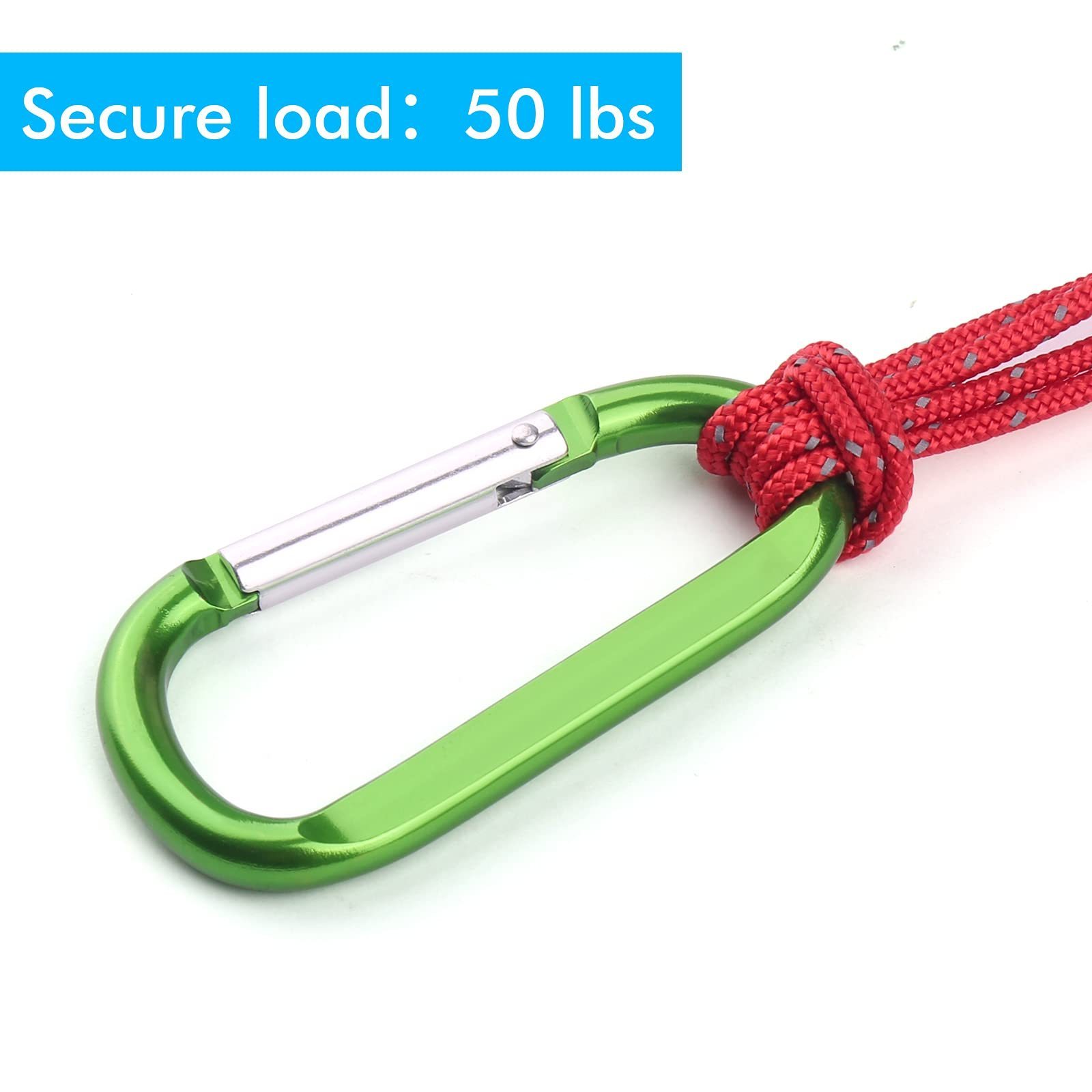 Factory Wholesale Aluminum promotional keychains carabiners D Shape carabiner hook Clips Spring Snap Hook