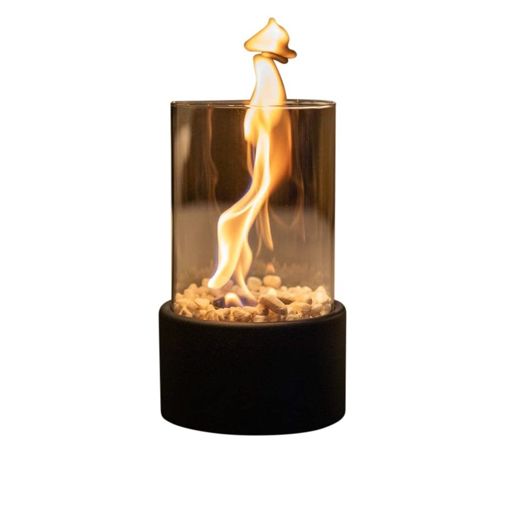 Indoor Outdoor Portable Oil Lamp Glass Tabletop Bio ethanol glass Fireplace decoration modern tabletop mini fire pit