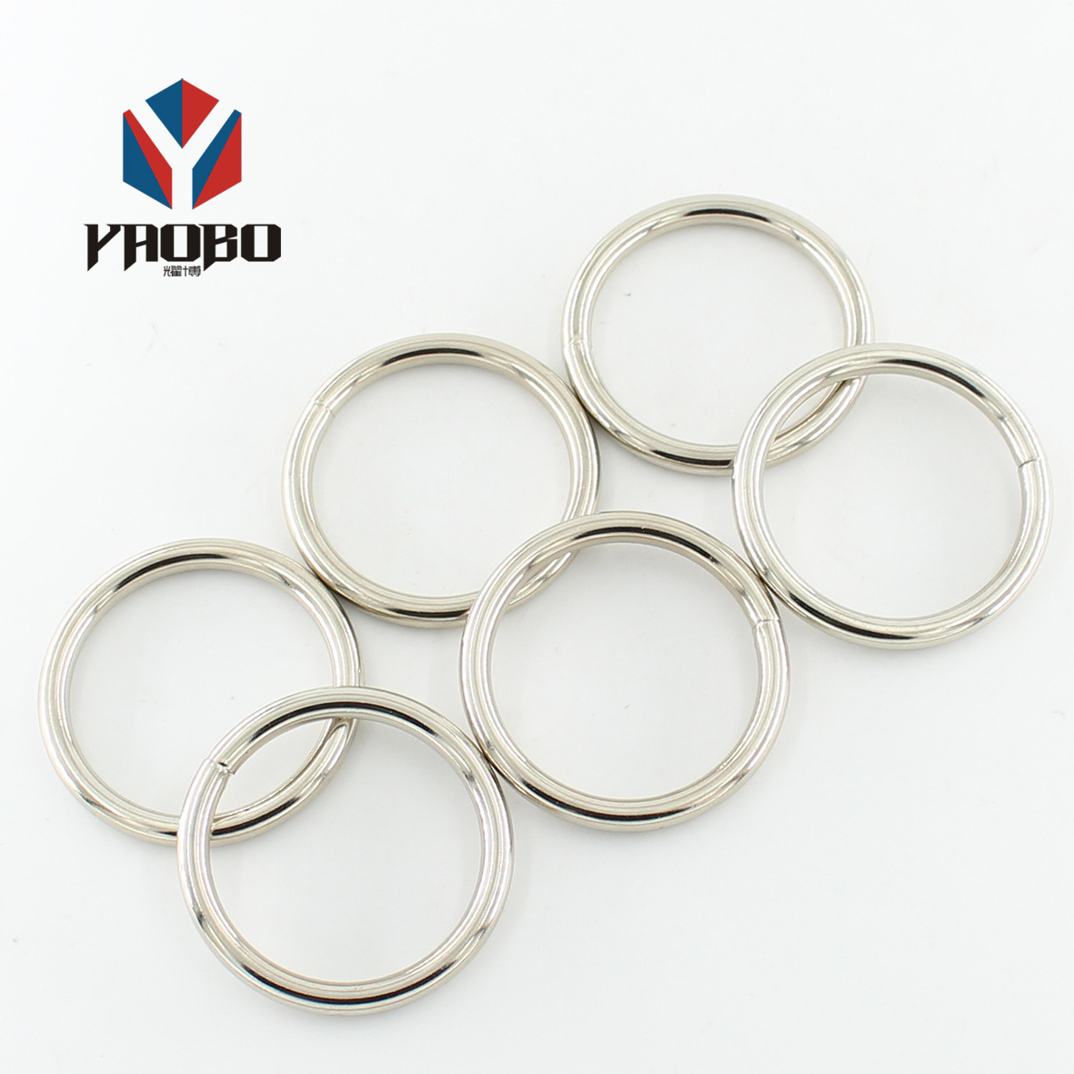 Fashion High Quality Bag Accessory O Ring Strap Round Belt Buckle 60mm Metal Large Round O Ring