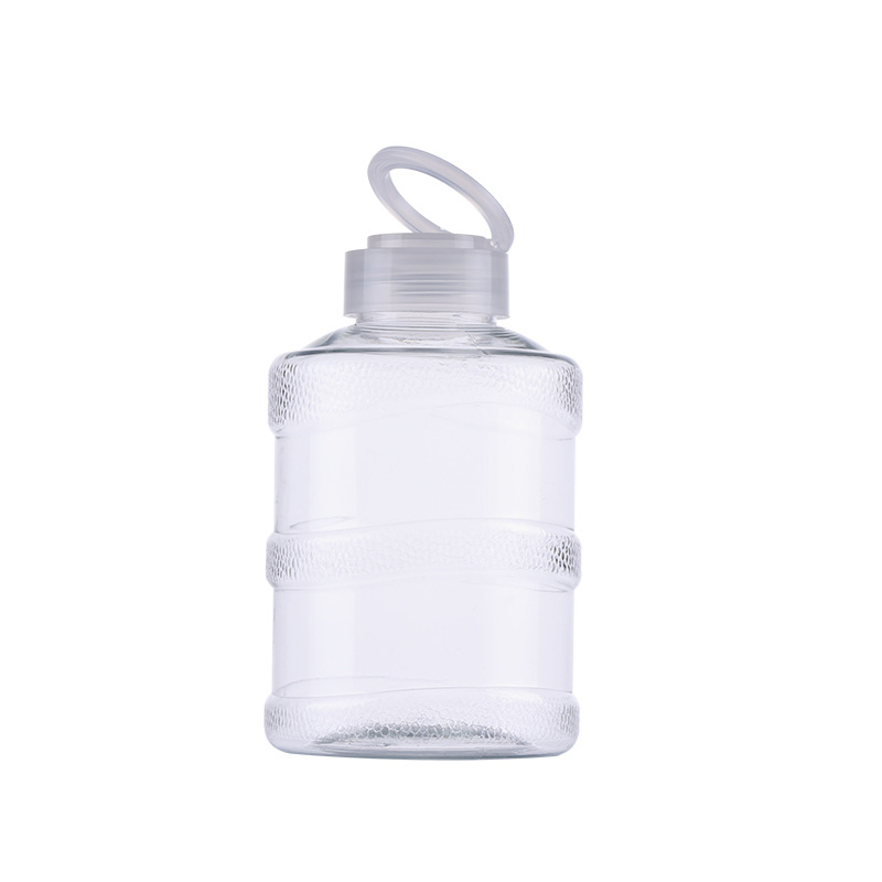 Good Price Food Grade PET Material Bucket Bottle with Perfect Qualification Screen Printing Bottles for Juice OEM