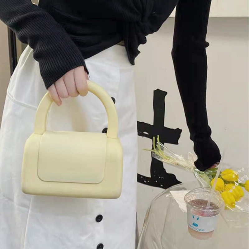 custom guangzhou wholesale summer candy color jelly bag purse crossbody bag small size mini china handbag