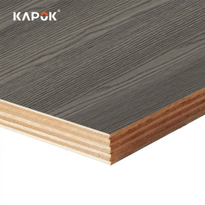 Kapok melamine sheet Panel China Supplier furniture plywood Custom Wood Grain Colored plywoods