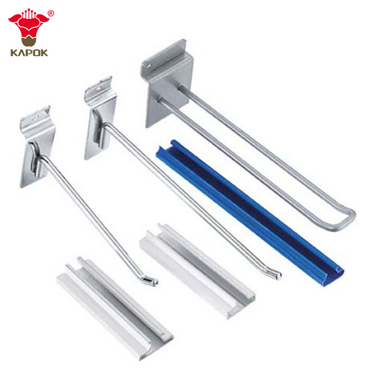 Metal slatwall hooks accessories / slatwall hooks and accessories for display board