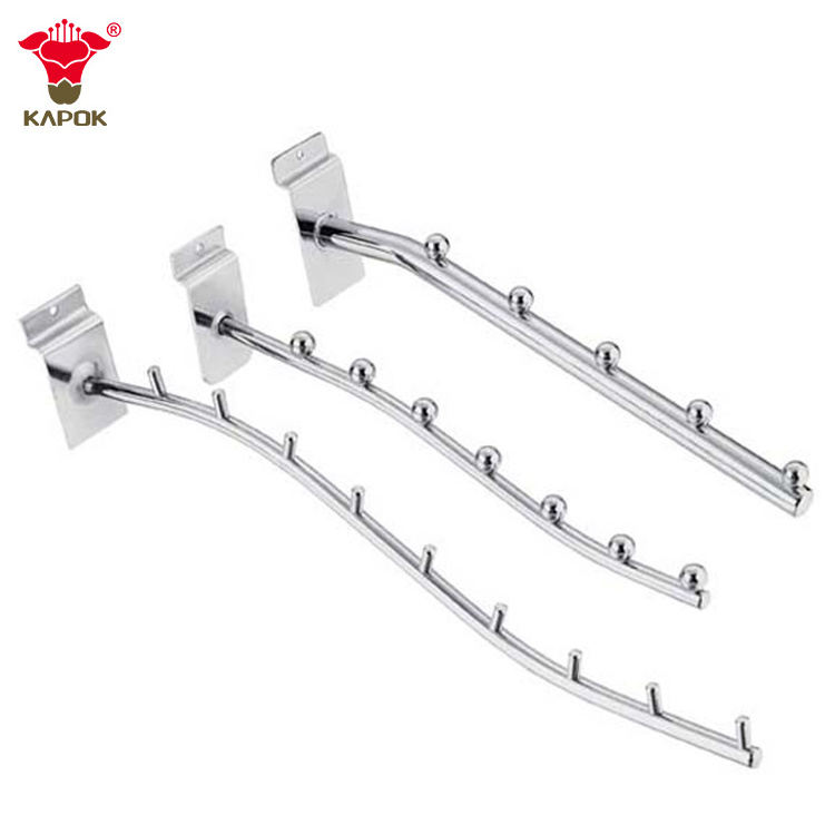 Metal slatwall hooks accessories / slatwall hooks and accessories for display board