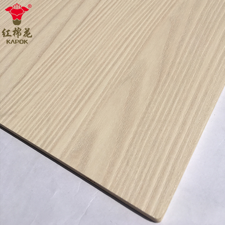 Kapok Panel 4x8 MDF Melamine panel / White Melamine MDF Board For Cabinet Furniture