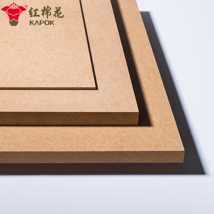 Kapok Panel High gloss 18mm 12mm melamine laminate acrylic mdf boards sheet in china for furniture