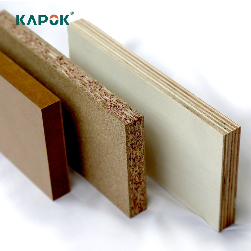 Kapok melamine sheet Panel China Supplier furniture plywood Custom Wood Grain Colored plywoods