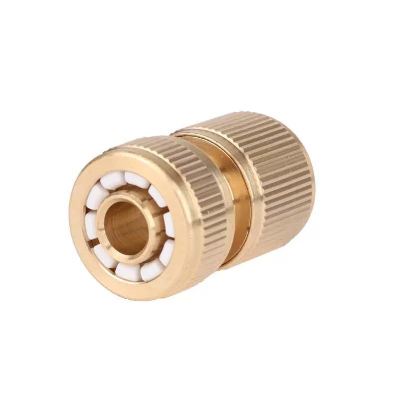 Garden tools 1/2'' brass quick hose connector 1/4'' water hose high pressure car wash machine inlet adapter