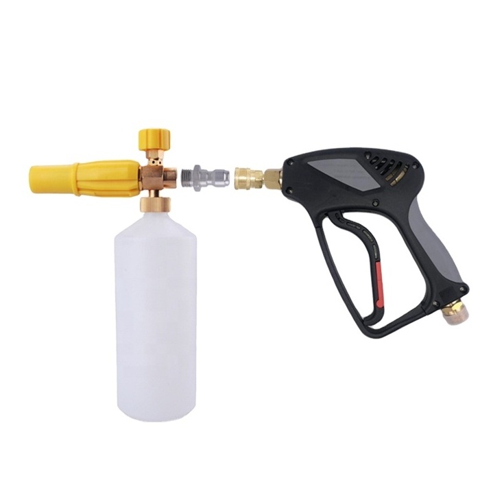 Factory ODM pressure washer jetter snow foam lance 1/4 car wash 1L bottle pressure washer car wash