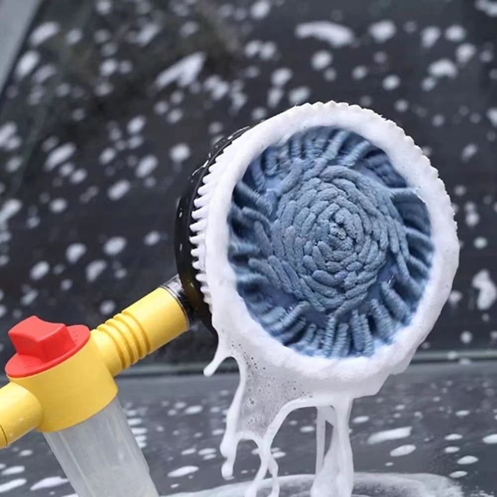 2024 Yaoen Automatical Rotating Mop for Car Wash House Cleaning Mop Car Detailing Brush