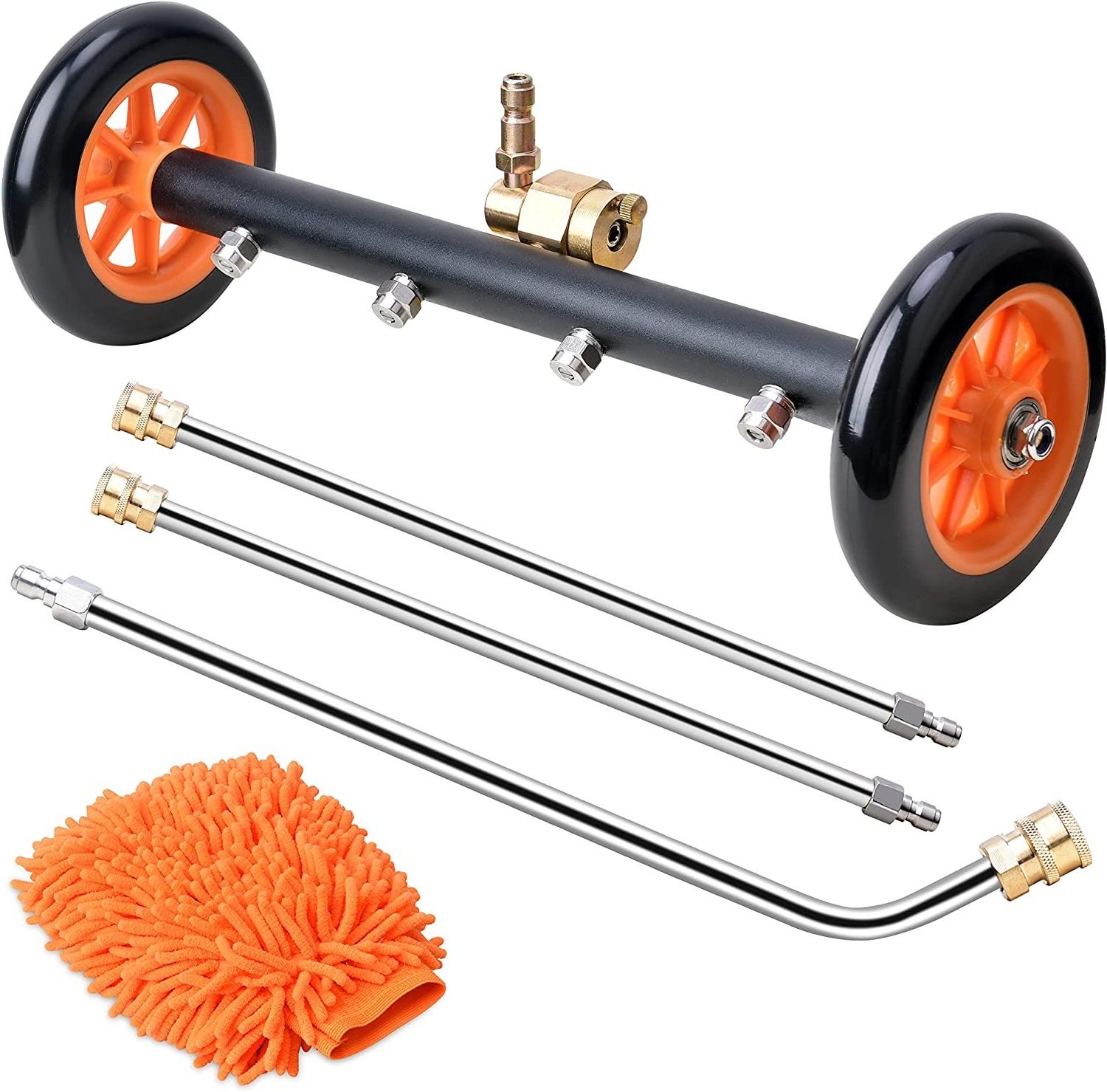 Car bottom cleaning tool undercarriage cleaning washing tool chassis cleaner ground cleaning pressure washer