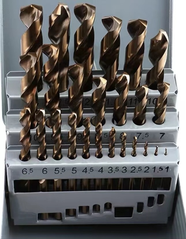 DIN338 High Speed Steel Straight Shank Metal Case HSS Power Tools Twist Drill Bits Set For Wood Metal Steel Drilling