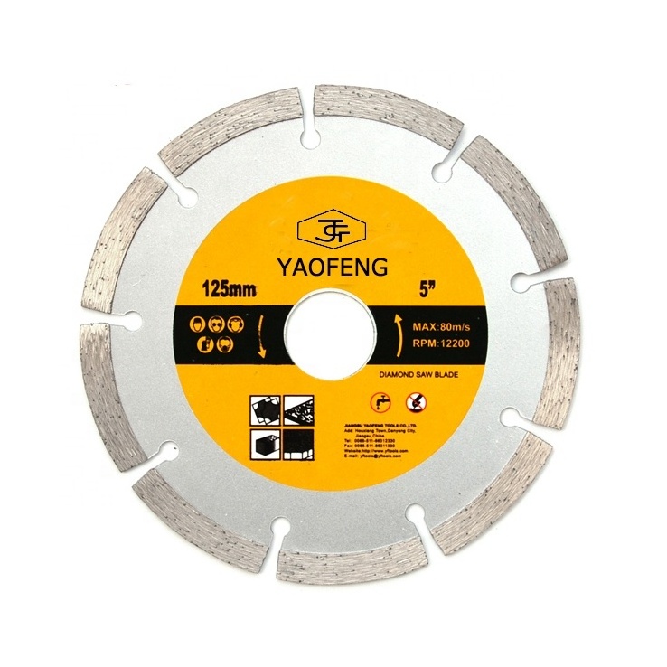 4 INCH Sintered Segmented Diamond Circular Saw Blade Dry Cutting Disc for Concrete