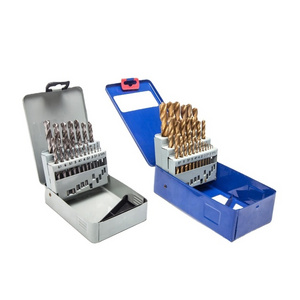 DIN338 High Speed Steel Straight Shank Metal Case HSS Power Tools Twist Drill Bits Set For Wood Metal Steel Drilling